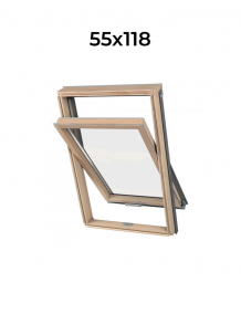 Окно мансардное двухкамерное KAA B1500 DAKEA®  55x118